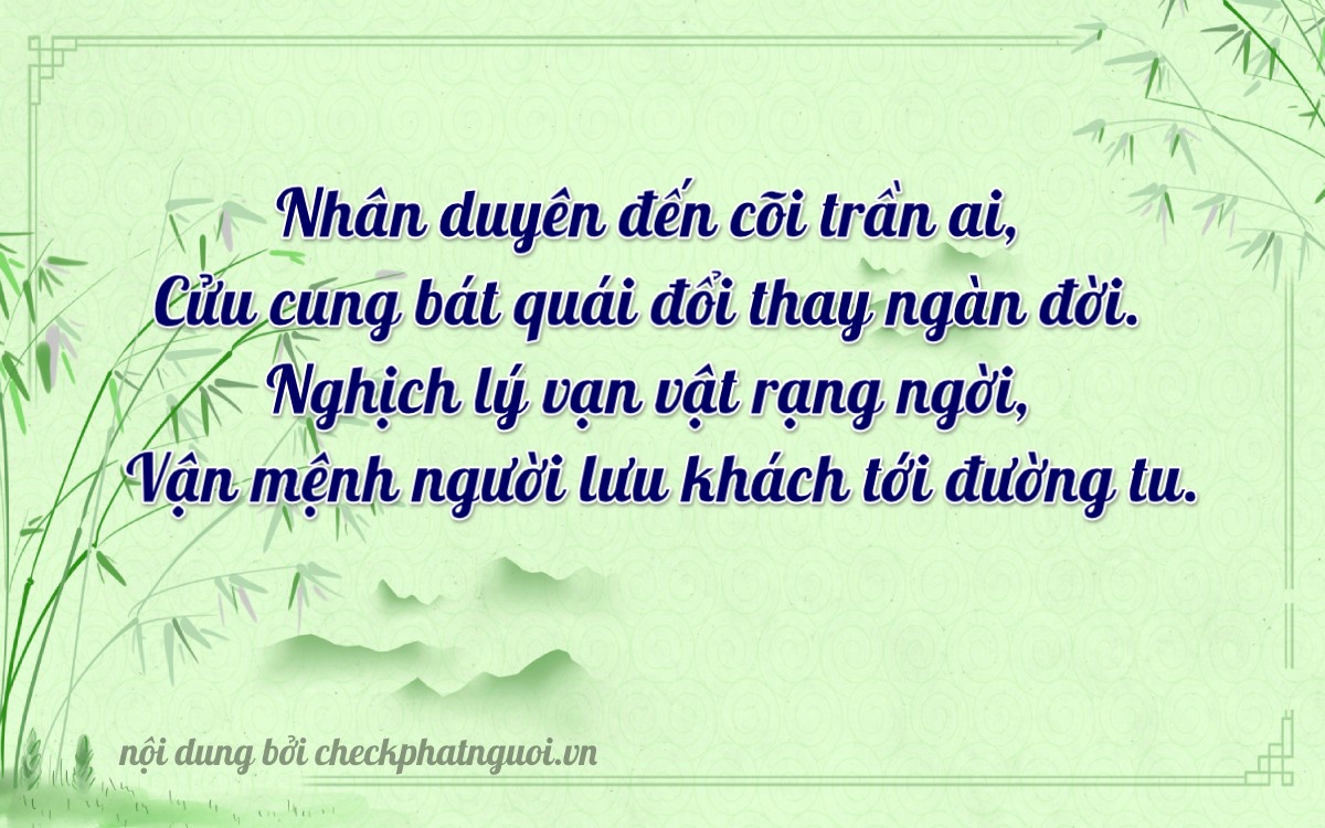 Bài thơ ý nghĩa cho <b>biển số 61K-10955</b> tại website checkphatnguoi.vn