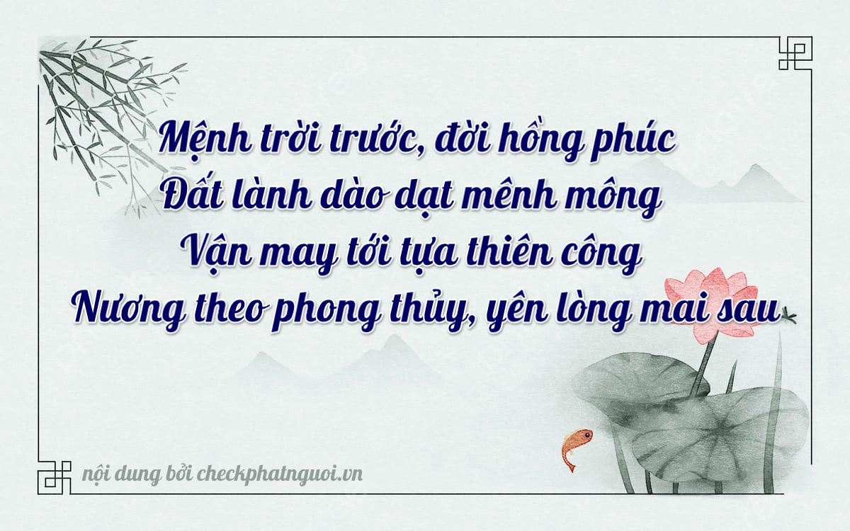 Bài thơ ý nghĩa cho <b>biển số 61K1-25692</b> tại website checkphatnguoi.vn