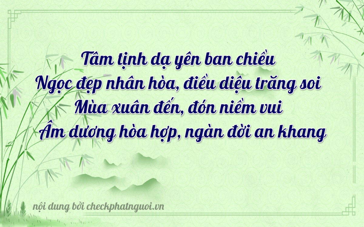 Bài thơ ý nghĩa cho <b>biển số 61K-36434</b> tại website checkphatnguoi.vn