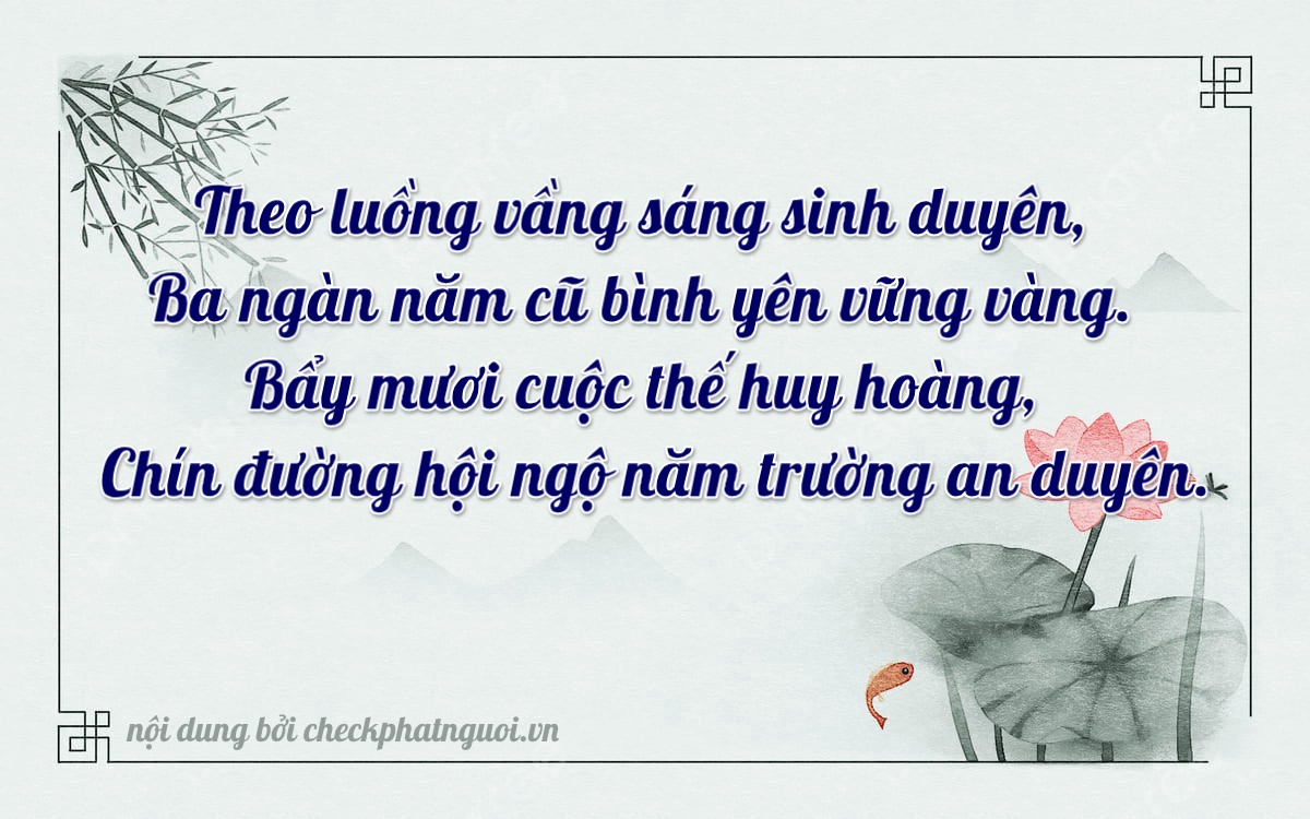 Bài thơ ý nghĩa cho <b>biển số 61K-36796</b> tại website checkphatnguoi.vn