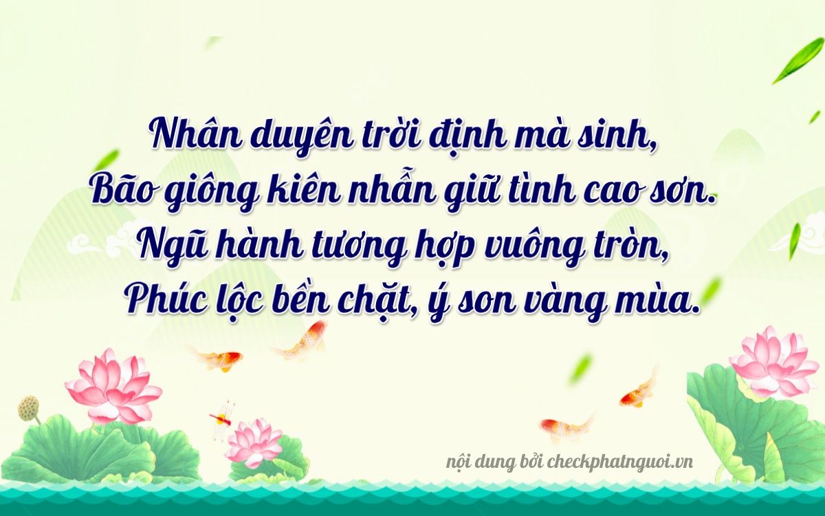 Bài thơ ý nghĩa cho <b>biển số 61K-37405</b> tại website checkphatnguoi.vn