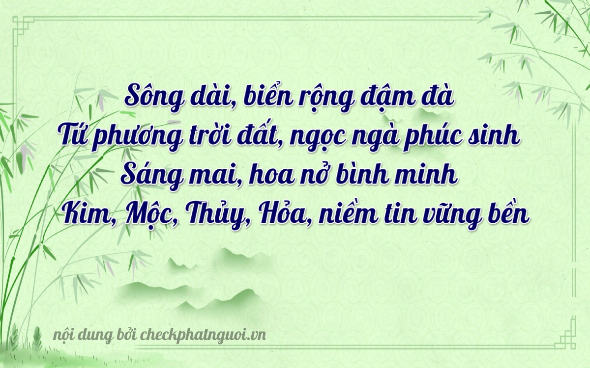 Bài thơ ý nghĩa cho <b>biển số 61K-37893</b> tại website checkphatnguoi.vn