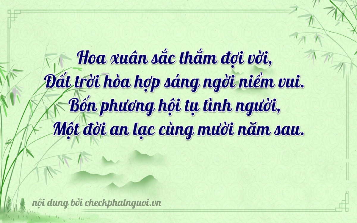 Bài thơ ý nghĩa cho <b>biển số 61K-40881</b> tại website checkphatnguoi.vn