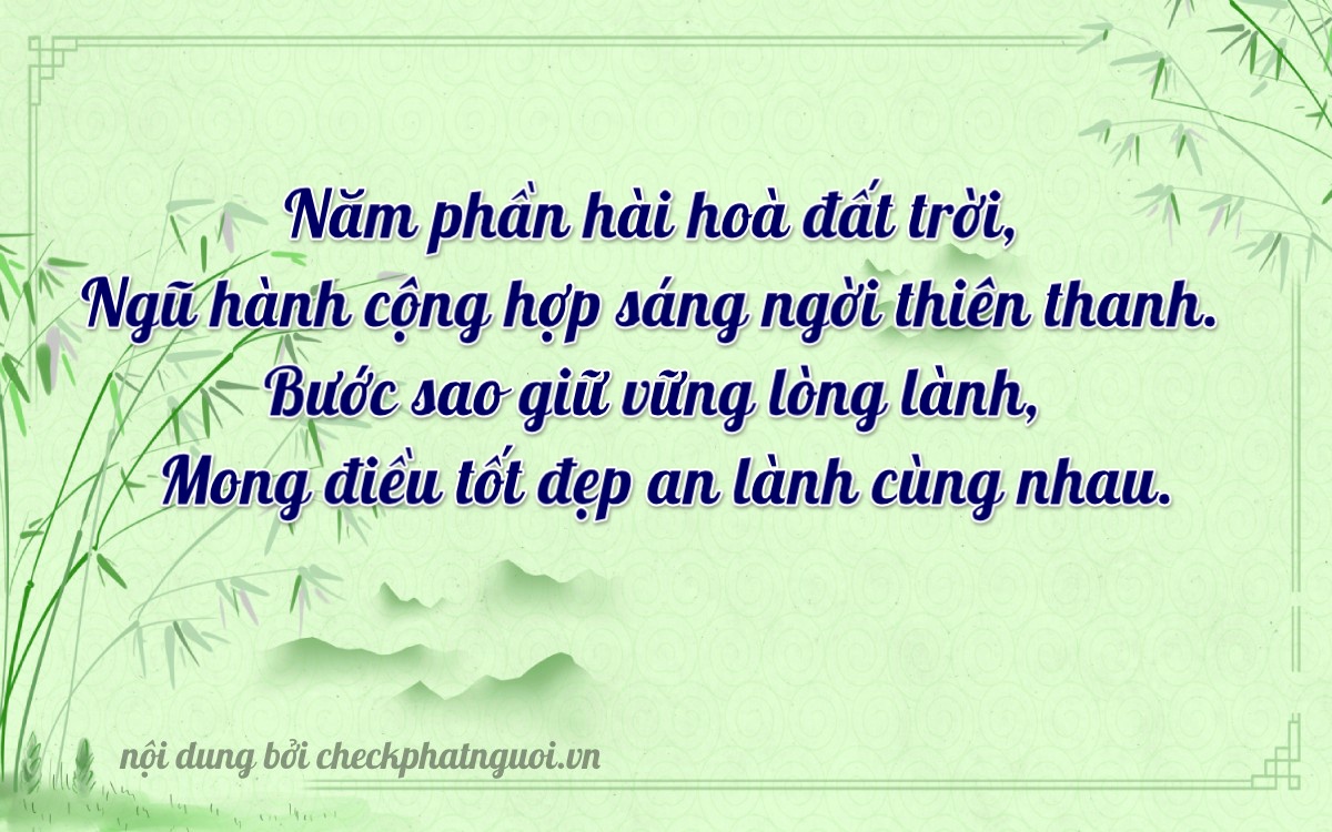 Bài thơ ý nghĩa cho <b>biển số 61K-53456</b> tại website checkphatnguoi.vn