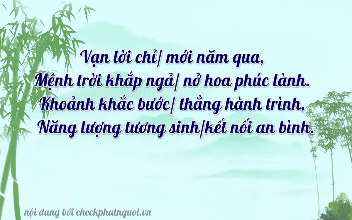 Bài thơ ý nghĩa cho <b>biển số 61N1-71503</b> tại website checkphatnguoi.vn