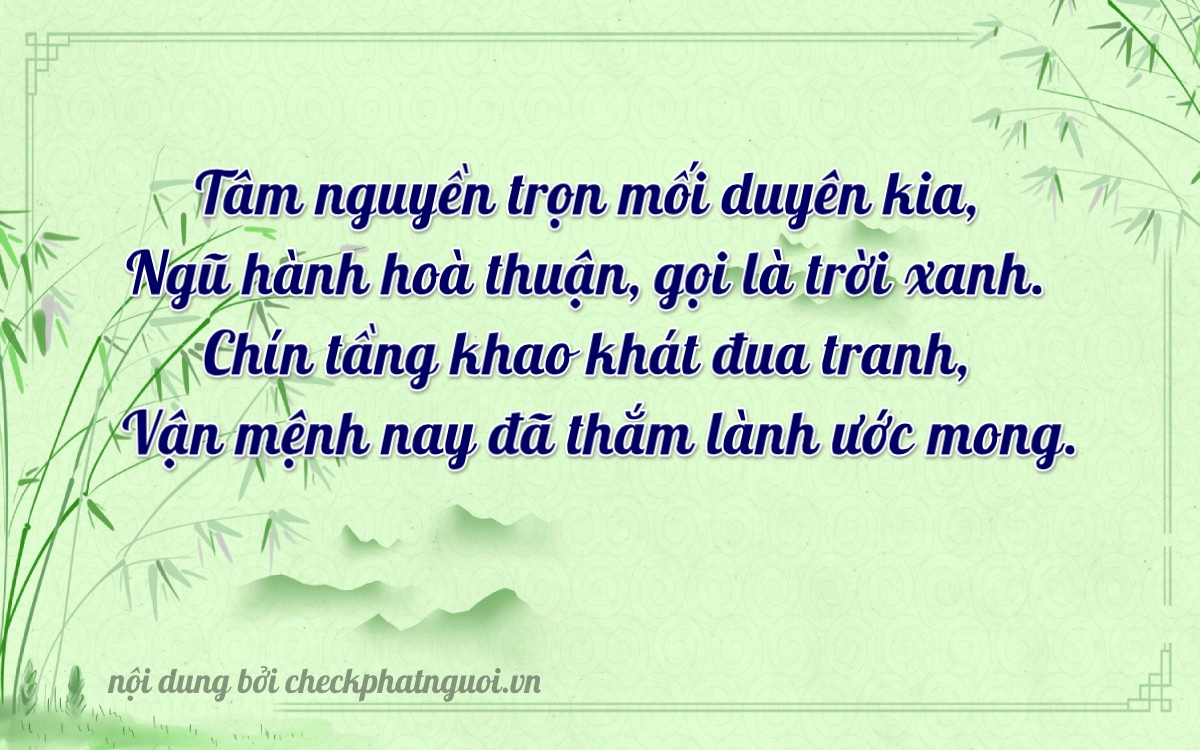 Bài thơ ý nghĩa cho <b>biển số 62A-01295</b> tại website checkphatnguoi.vn