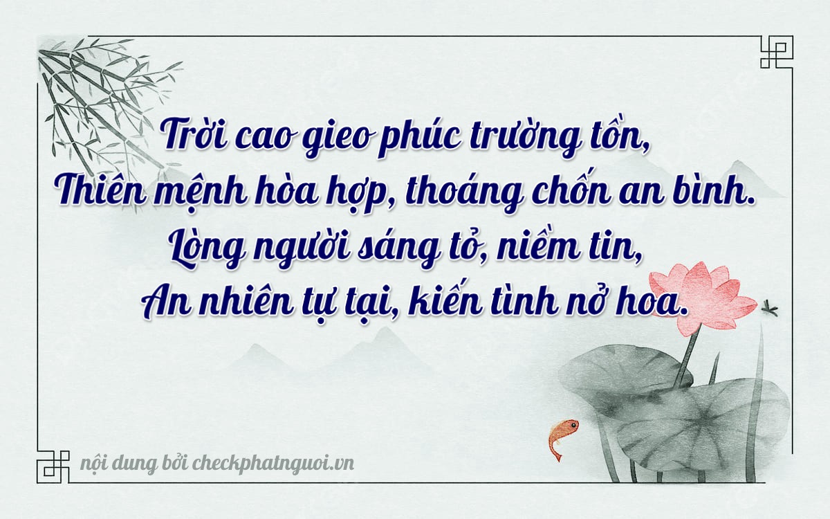 Bài thơ ý nghĩa cho <b>biển số 62A-38883</b> tại website checkphatnguoi.vn