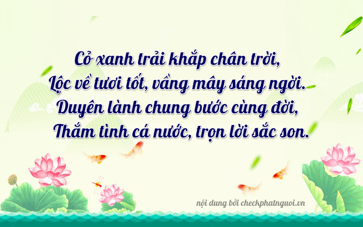 Bài thơ ý nghĩa cho <b>biển số 62A-38892</b> tại website checkphatnguoi.vn