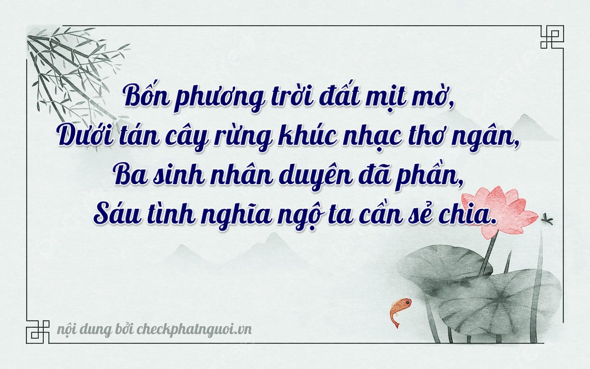 Bài thơ ý nghĩa cho <b>biển số 62A-40361</b> tại website checkphatnguoi.vn