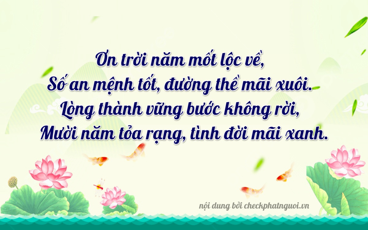 Bài thơ ý nghĩa cho <b>biển số 62A-41510</b> tại website checkphatnguoi.vn