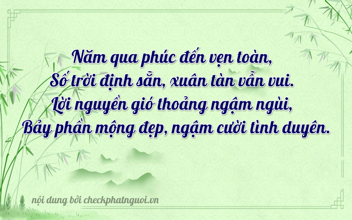 Bài thơ ý nghĩa cho <b>biển số 62AA-04573</b> tại website checkphatnguoi.vn