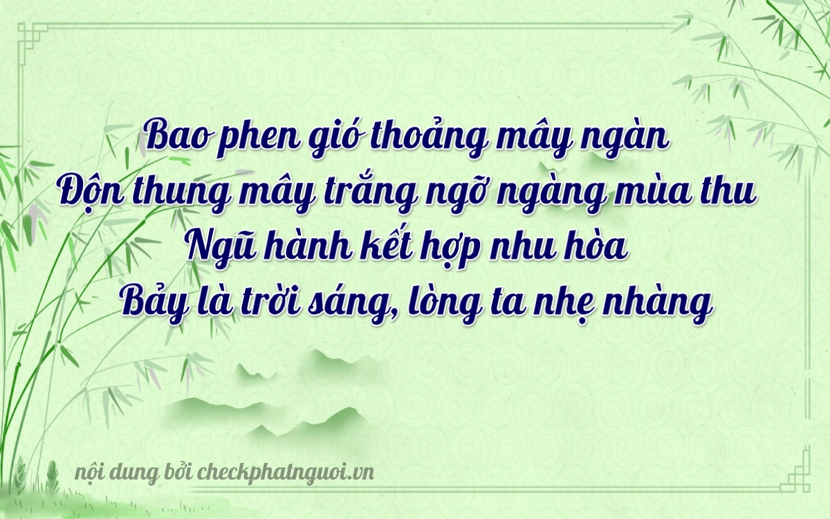 Bài thơ ý nghĩa cho <b>biển số 62AP-05507</b> tại website checkphatnguoi.vn