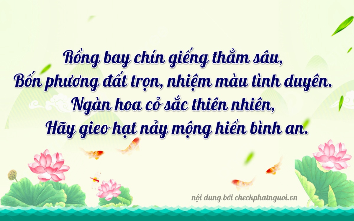 Bài thơ ý nghĩa cho <b>biển số 62B1-28946</b> tại website checkphatnguoi.vn