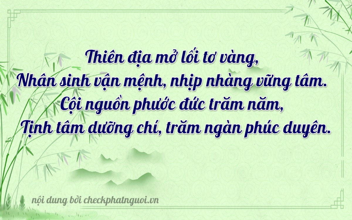 Bài thơ ý nghĩa cho <b>biển số 62F1-24340</b> tại website checkphatnguoi.vn