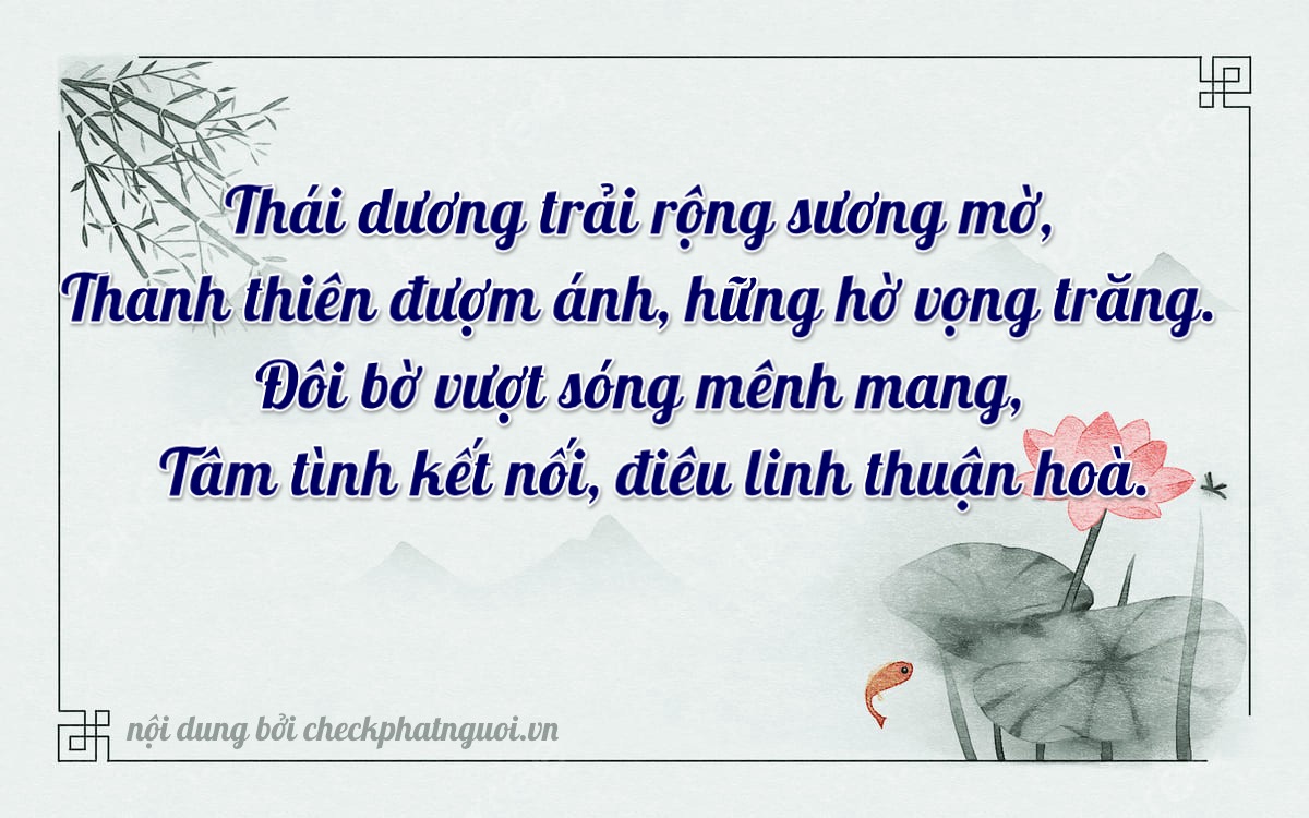 Bài thơ ý nghĩa cho <b>biển số 62G1-24239</b> tại website checkphatnguoi.vn