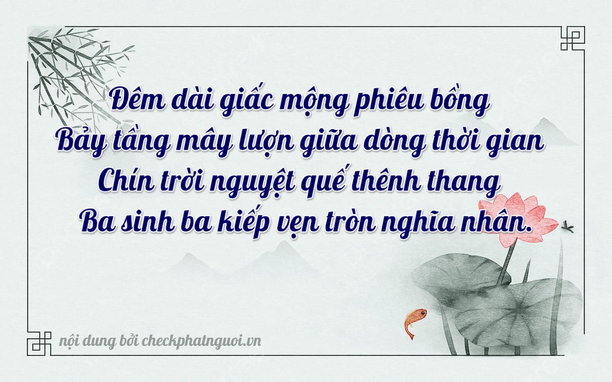 Bài thơ ý nghĩa cho <b>biển số 62H-08793</b> tại website checkphatnguoi.vn