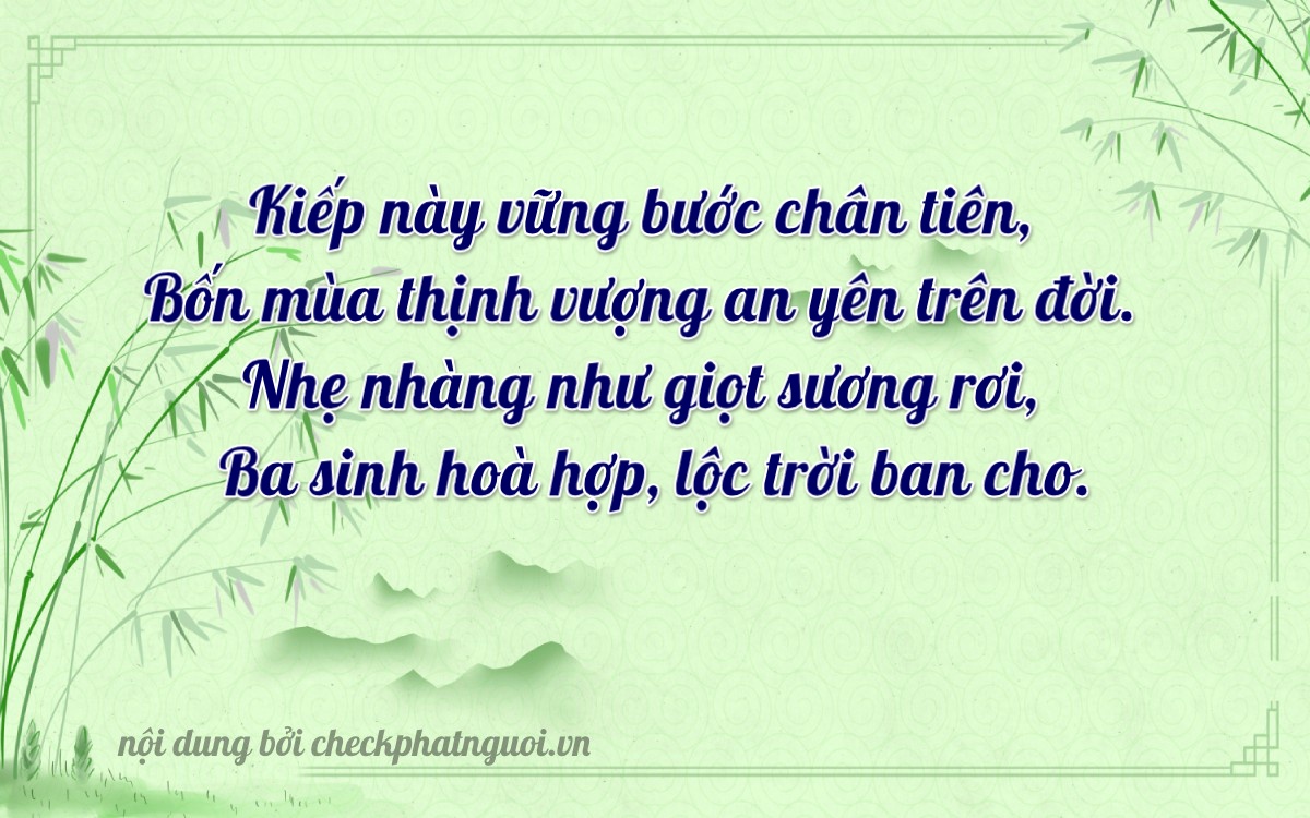 Bài thơ ý nghĩa cho <b>biển số 62K1-38443</b> tại website checkphatnguoi.vn