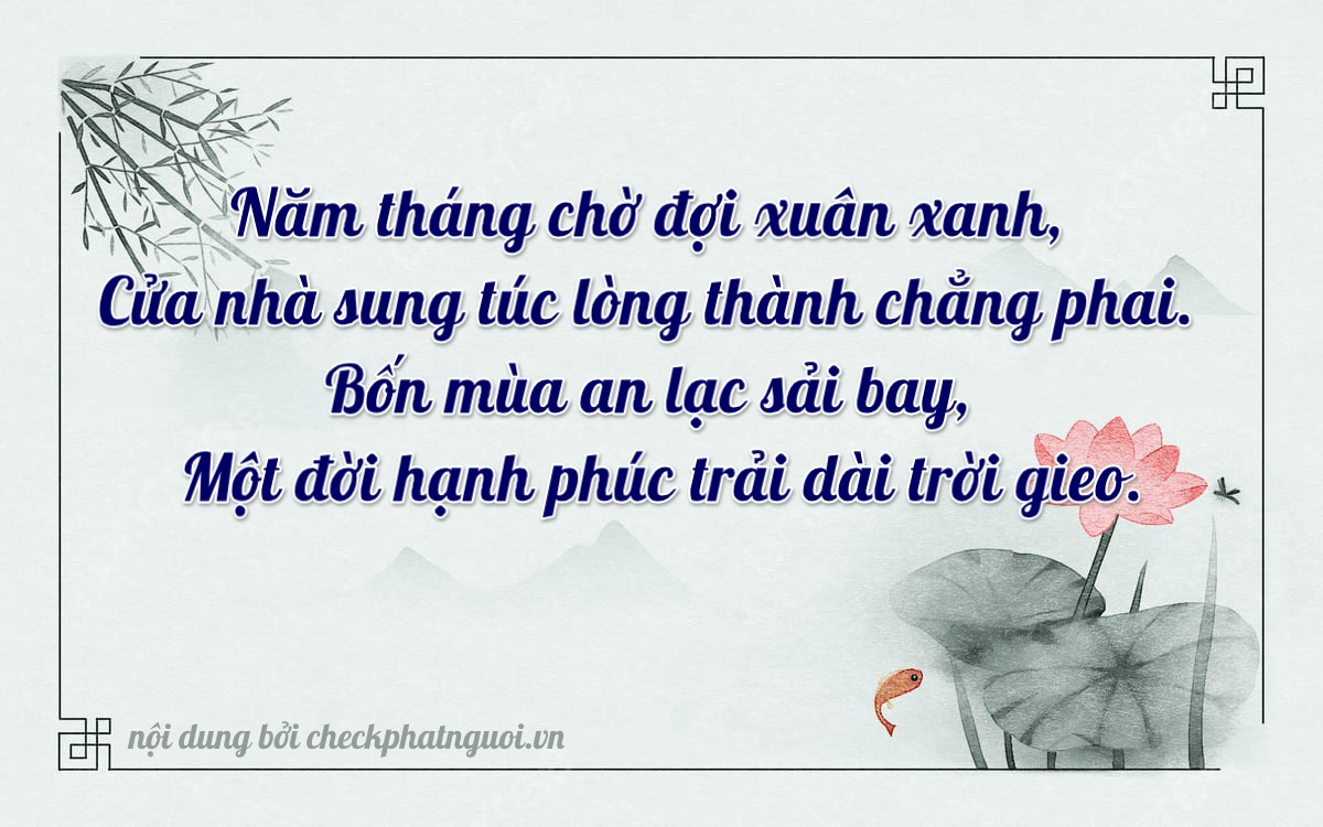 Bài thơ ý nghĩa cho <b>biển số 62K-15064</b> tại website checkphatnguoi.vn