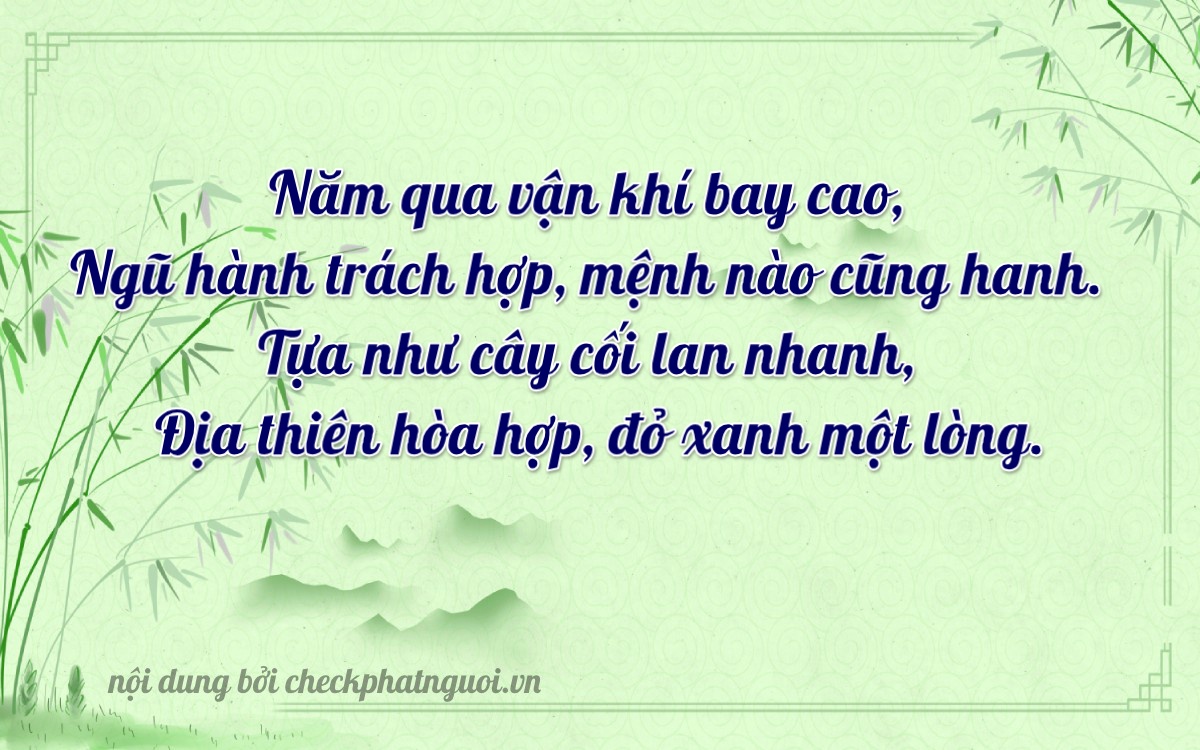 Bài thơ ý nghĩa cho <b>biển số 62L1-59518</b> tại website checkphatnguoi.vn