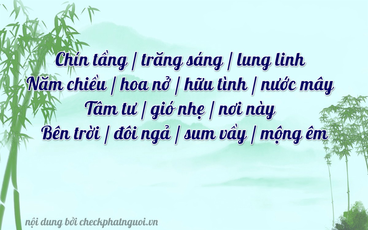 Bài thơ ý nghĩa cho <b>biển số 62L1-95232</b> tại website checkphatnguoi.vn