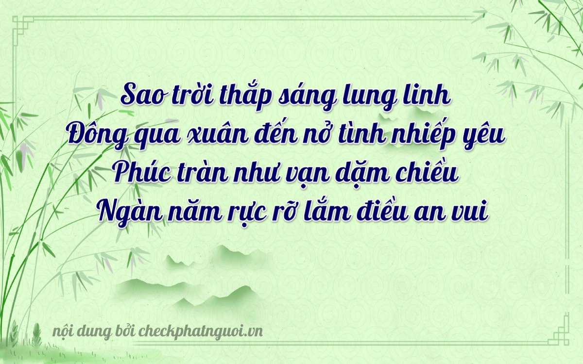 Bài thơ ý nghĩa cho <b>biển số 62L-3878</b> tại website checkphatnguoi.vn