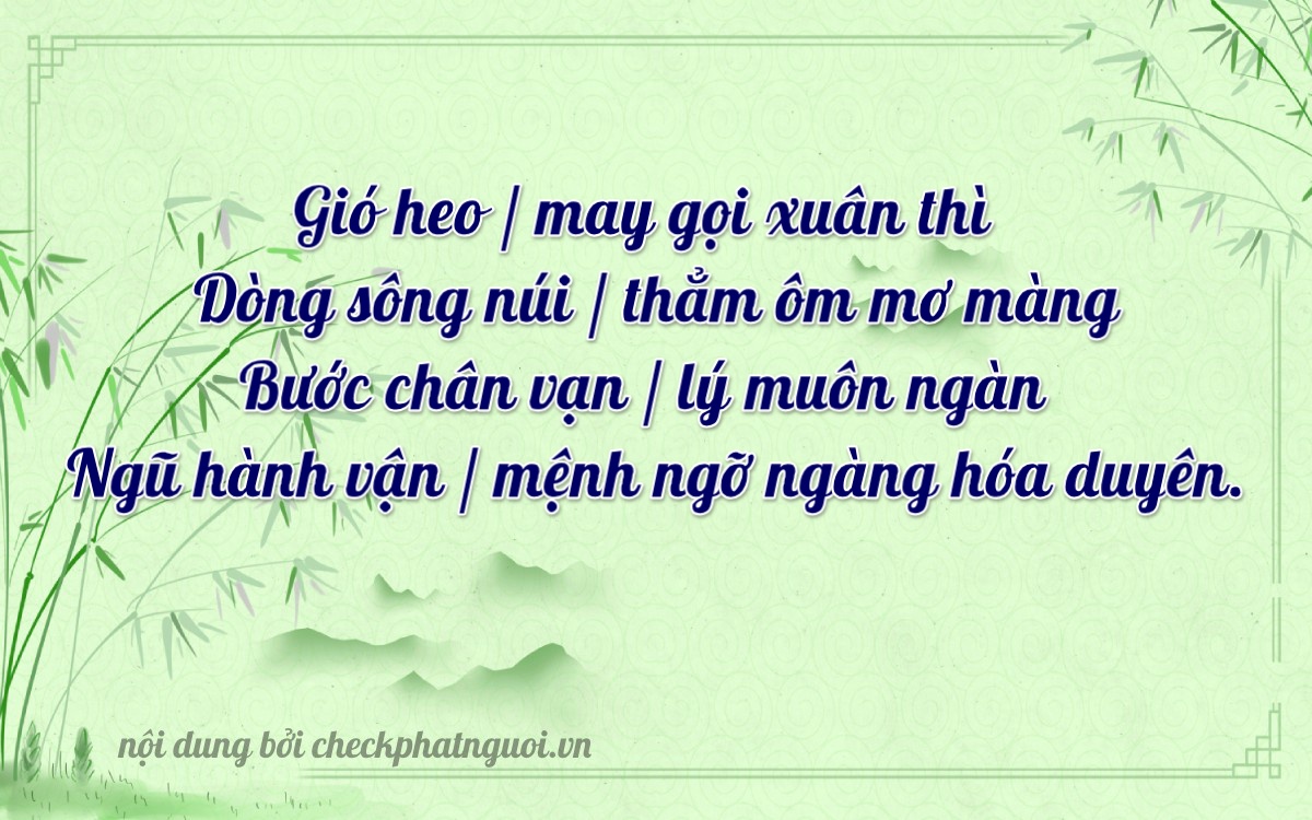 Bài thơ ý nghĩa cho <b>biển số 63868</b> tại website checkphatnguoi.vn