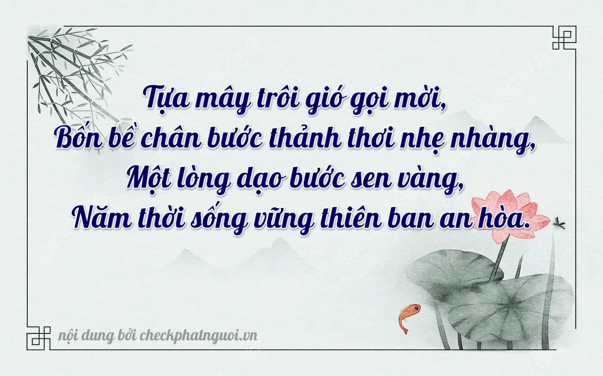 Bài thơ ý nghĩa cho <b>biển số 63A-04145</b> tại website checkphatnguoi.vn