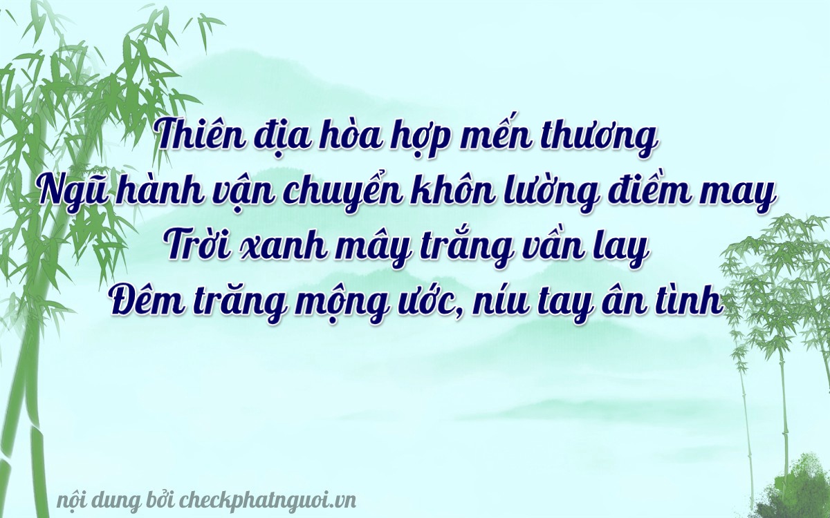 Bài thơ ý nghĩa cho <b>biển số 63A-13028</b> tại website checkphatnguoi.vn