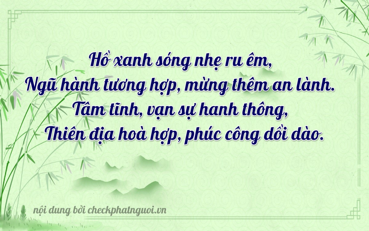 Bài thơ ý nghĩa cho <b>biển số 63A-22222</b> tại website checkphatnguoi.vn