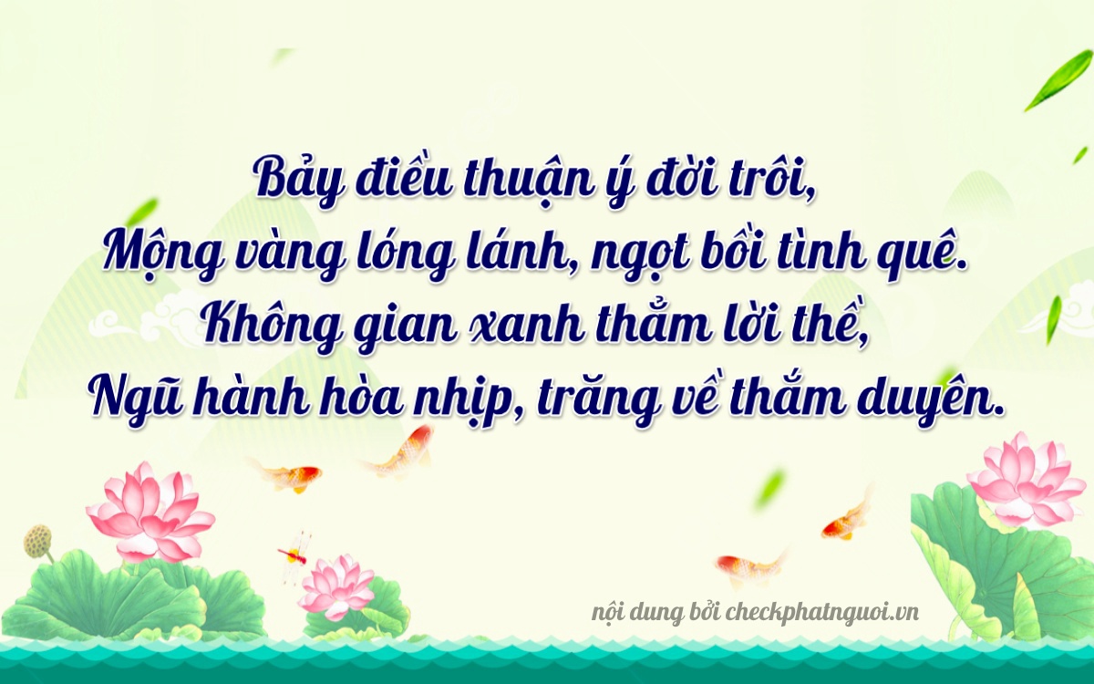 Bài thơ ý nghĩa cho <b>biển số 63AM-07053</b> tại website checkphatnguoi.vn