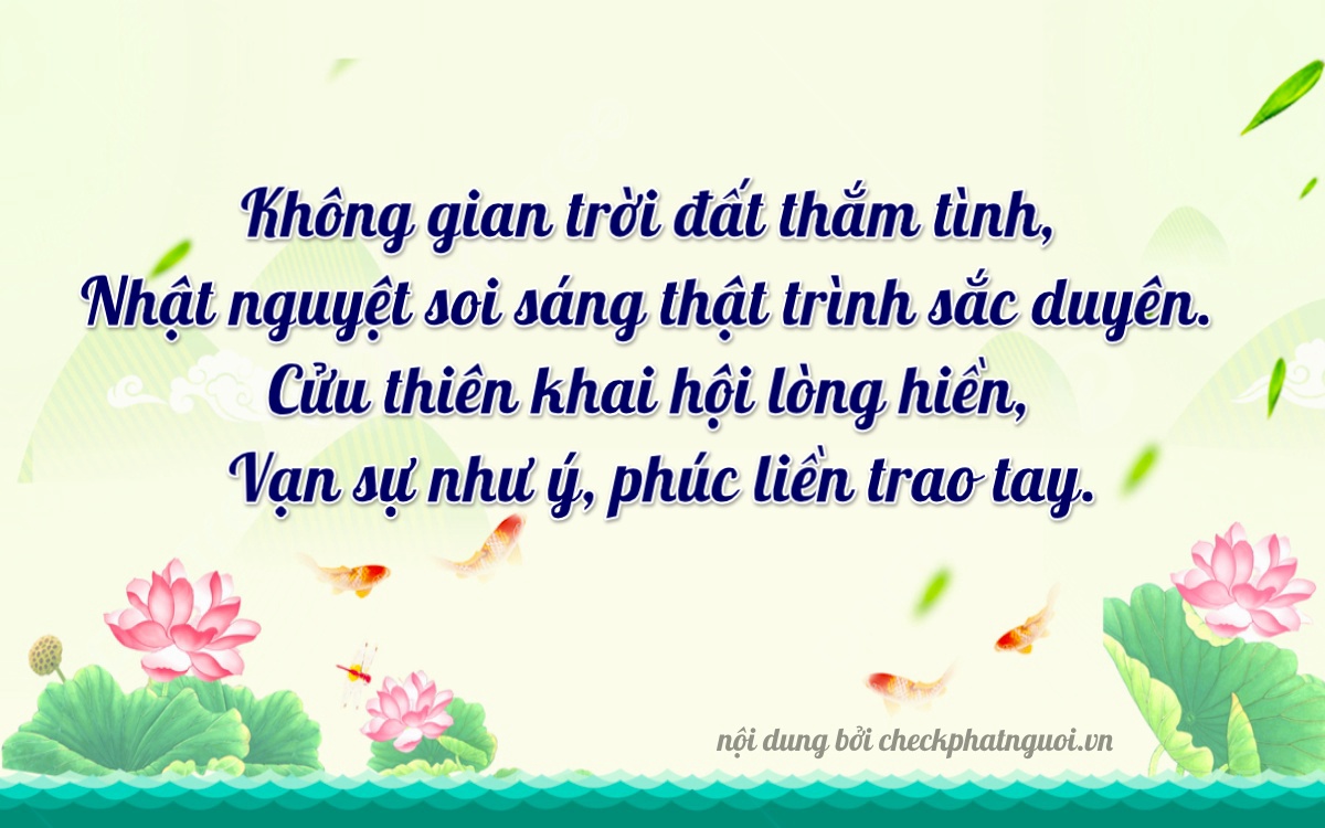 Bài thơ ý nghĩa cho <b>biển số 63AM-15327</b> tại website checkphatnguoi.vn