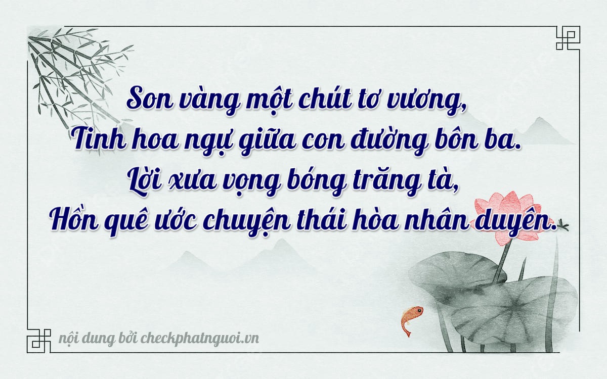 Bài thơ ý nghĩa cho <b>biển số 63B1-14681</b> tại website checkphatnguoi.vn