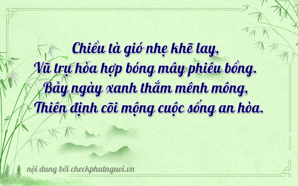 Bài thơ ý nghĩa cho <b>biển số 63B3-76437</b> tại website checkphatnguoi.vn
