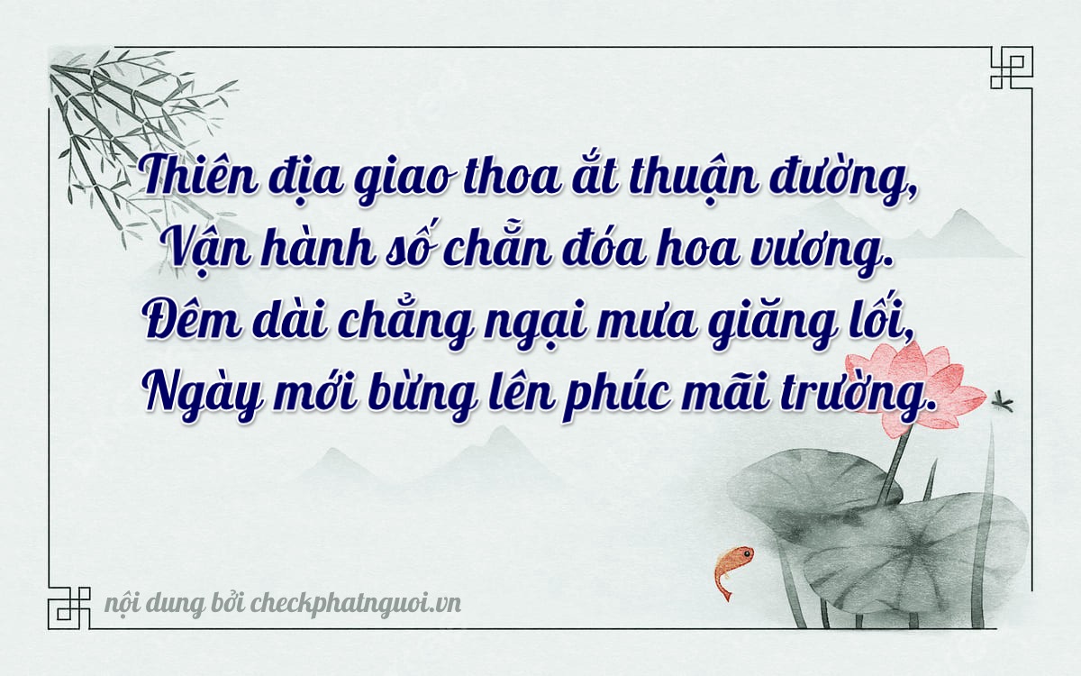 Bài thơ ý nghĩa cho <b>biển số 63B6-29898</b> tại website checkphatnguoi.vn
