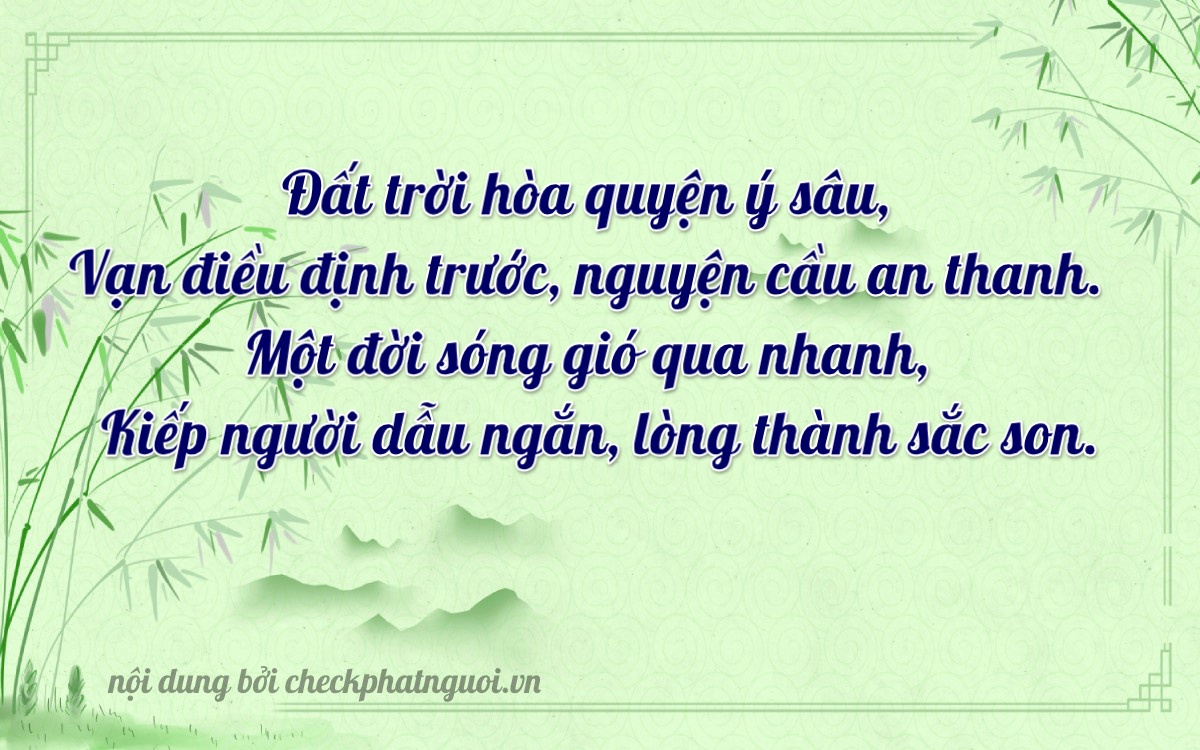 Bài thơ ý nghĩa cho <b>biển số 63B9-02737</b> tại website checkphatnguoi.vn