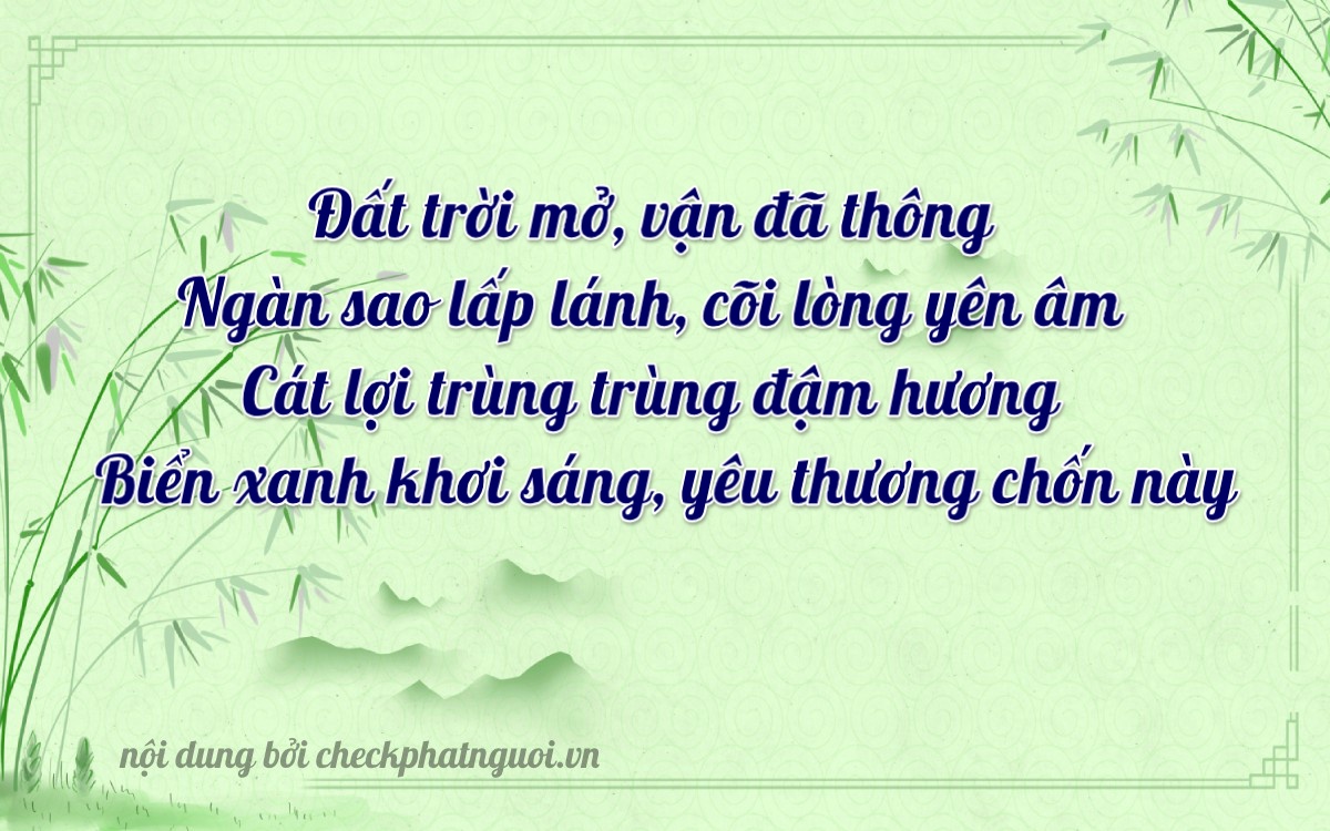 Bài thơ ý nghĩa cho <b>biển số 63C-10800</b> tại website checkphatnguoi.vn
