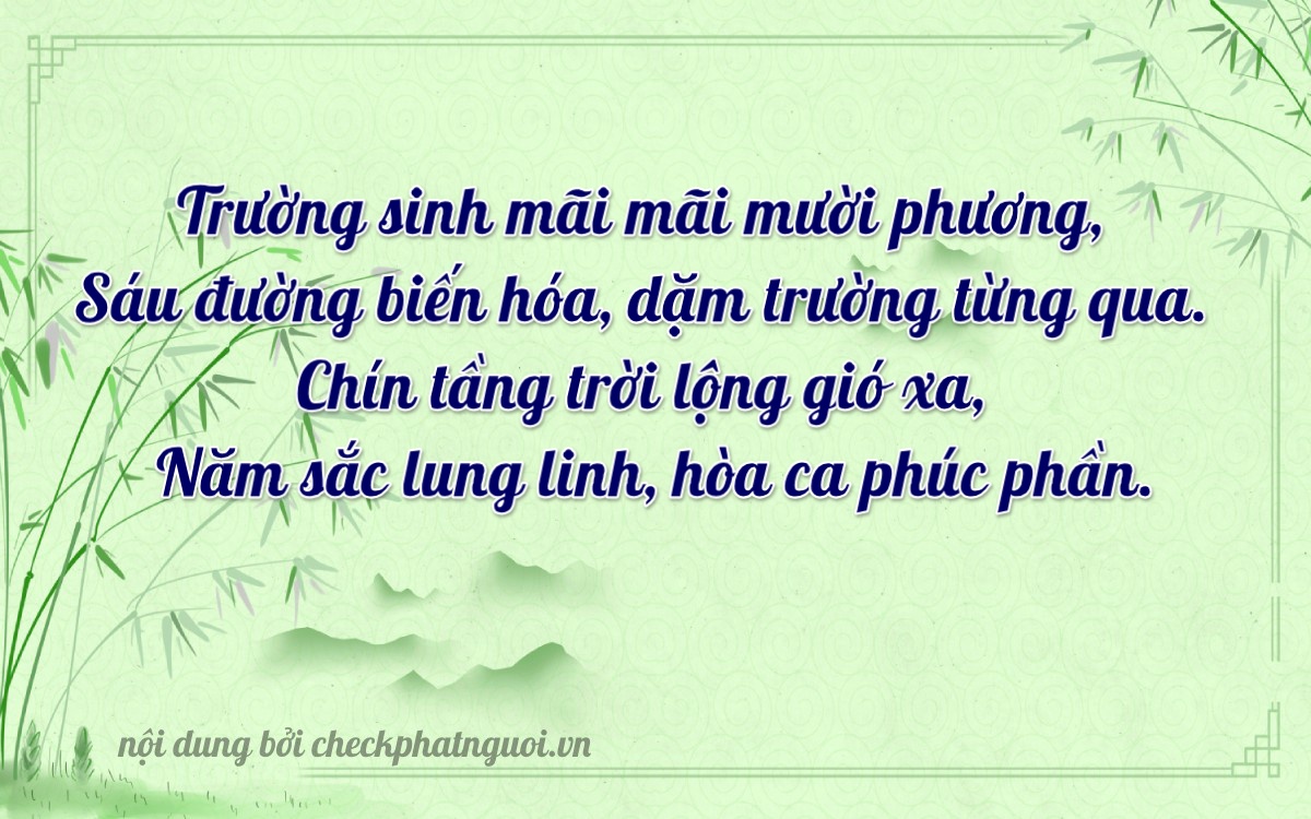 Bài thơ ý nghĩa cho <b>biển số 63C-19658</b> tại website checkphatnguoi.vn