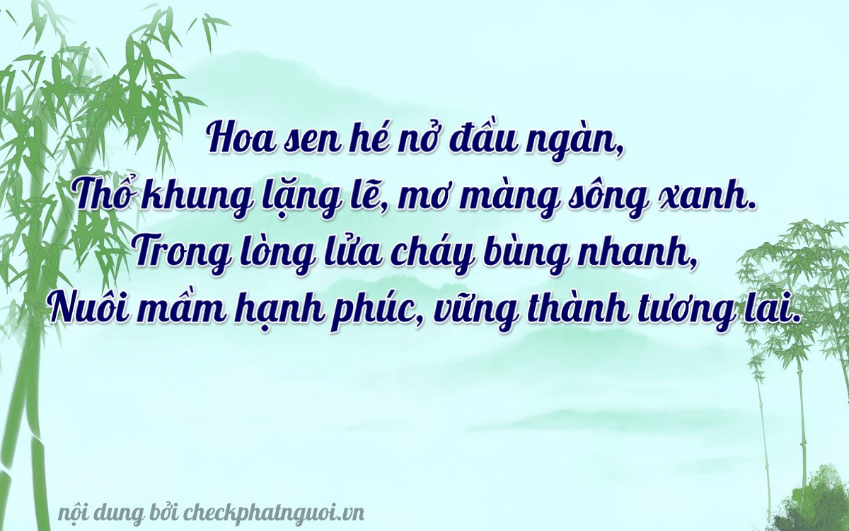 Bài thơ ý nghĩa cho <b>biển số 63C-22064</b> tại website checkphatnguoi.vn