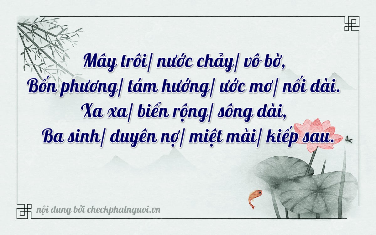 Bài thơ ý nghĩa cho <b>biển số 63D1-28333</b> tại website checkphatnguoi.vn
