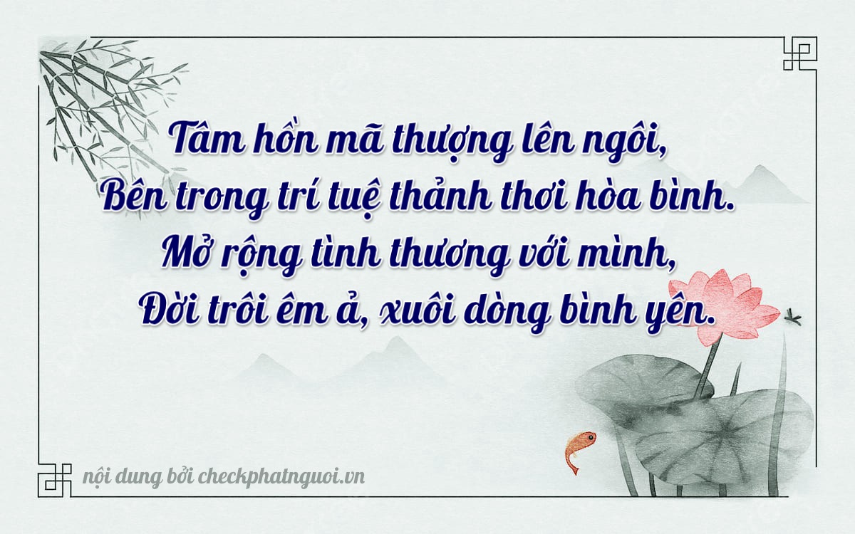 Bài thơ ý nghĩa cho <b>biển số 63E-00308</b> tại website checkphatnguoi.vn