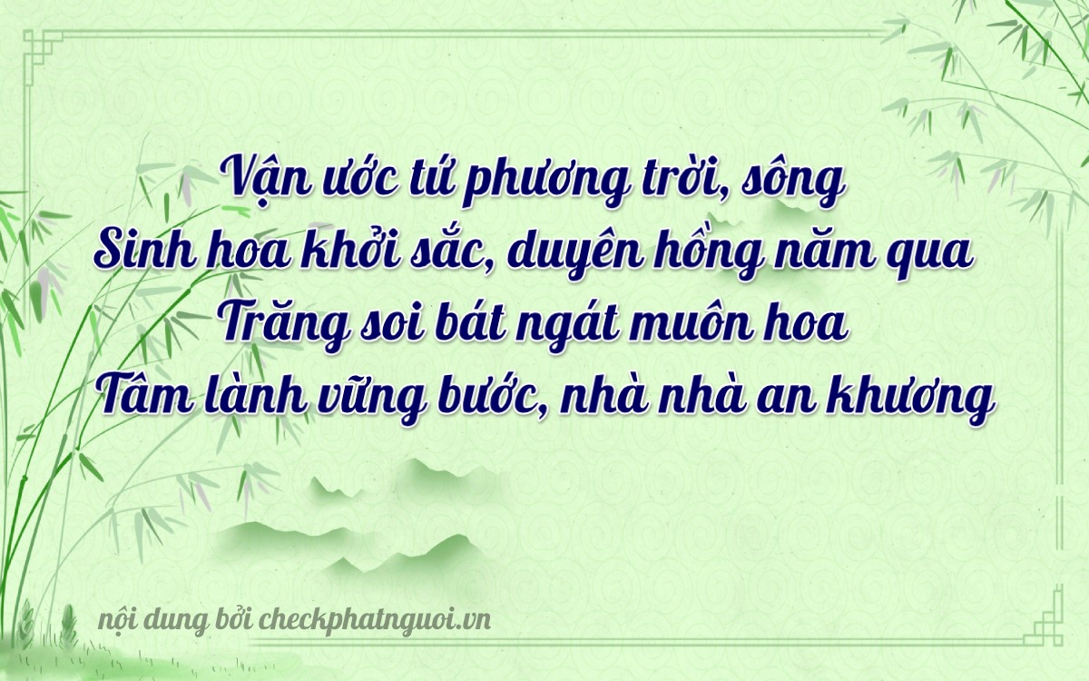 Bài thơ ý nghĩa cho <b>biển số 63F-00423</b> tại website checkphatnguoi.vn