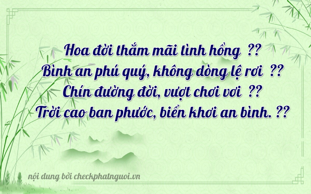 Bài thơ ý nghĩa cho <b>biển số 63G1-09529</b> tại website checkphatnguoi.vn