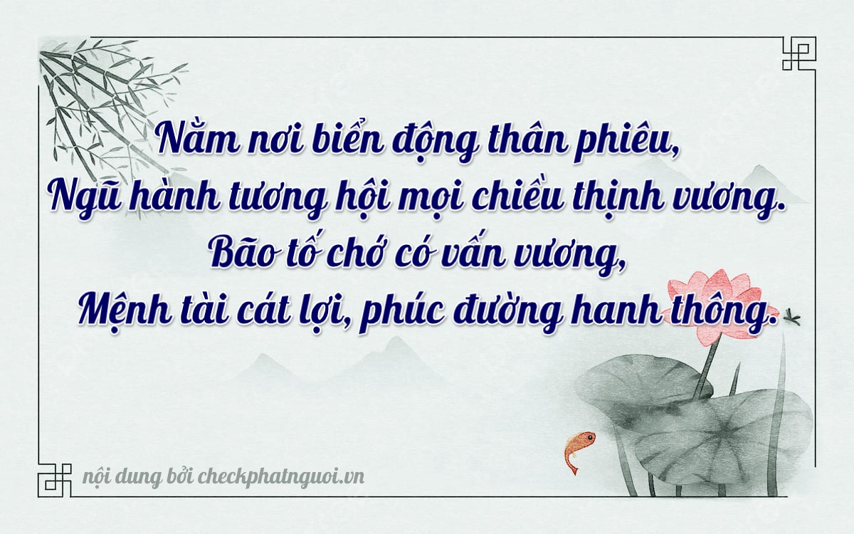 Bài thơ ý nghĩa cho <b>biển số 63H-04744</b> tại website checkphatnguoi.vn