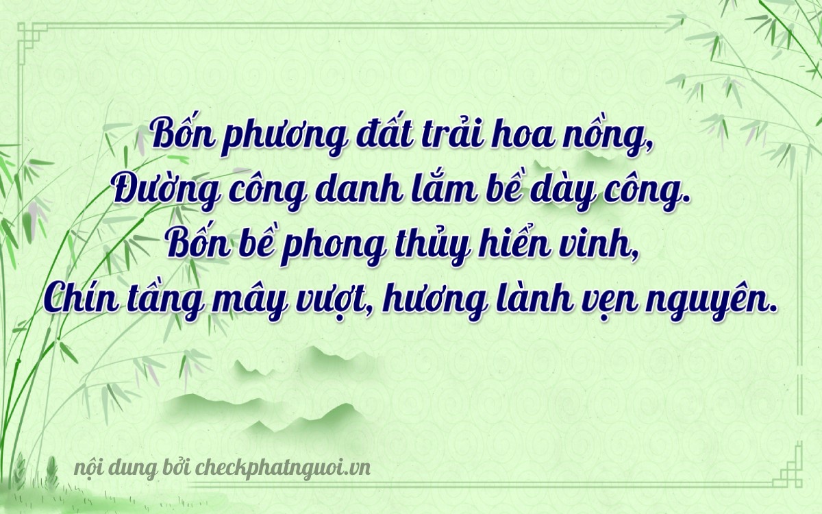 Bài thơ ý nghĩa cho <b>biển số 63S-49469</b> tại website checkphatnguoi.vn