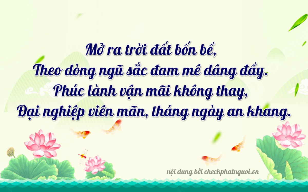 Bài thơ ý nghĩa cho <b>biển số 64A-07777</b> tại website checkphatnguoi.vn