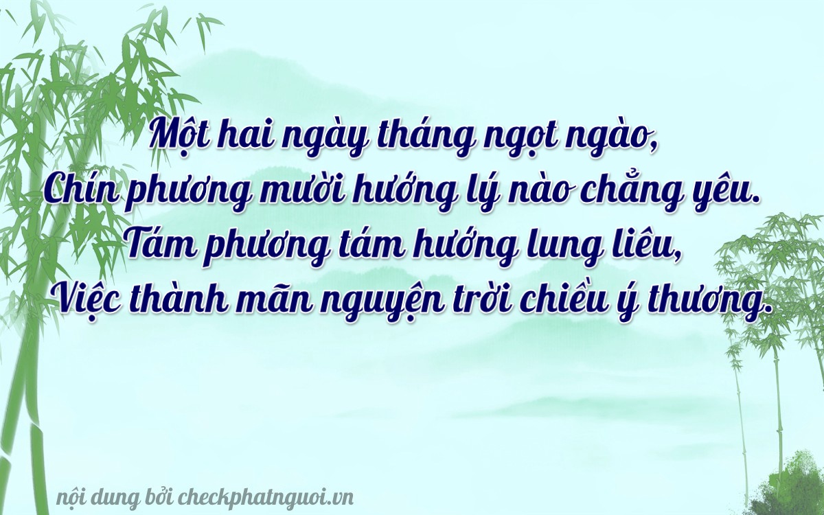 Bài thơ ý nghĩa cho <b>biển số 64A-12986</b> tại website checkphatnguoi.vn