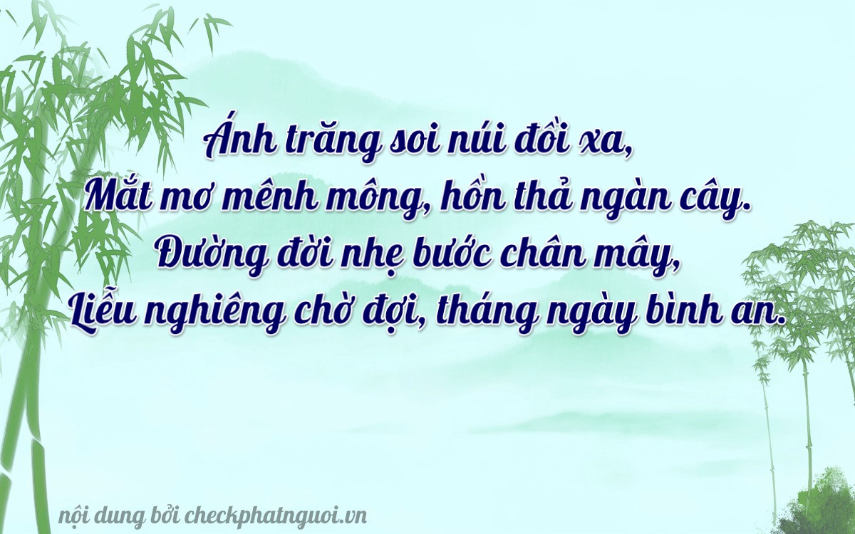 Bài thơ ý nghĩa cho <b>biển số 64A-22288</b> tại website checkphatnguoi.vn