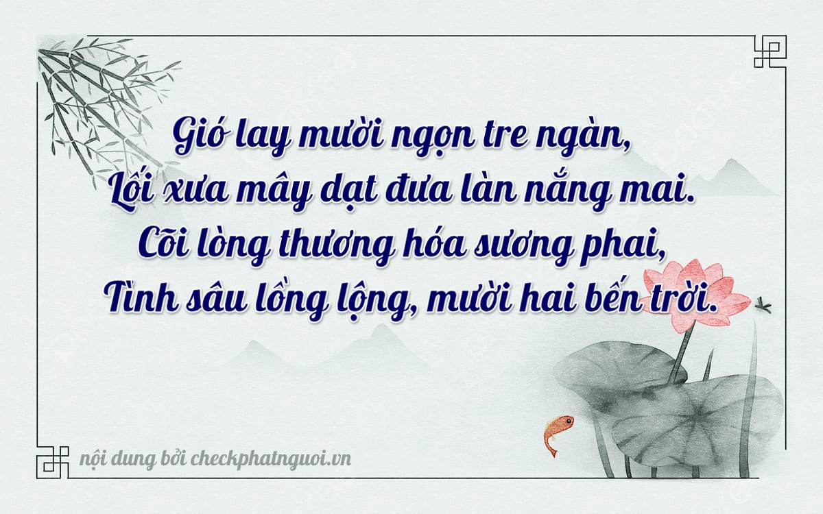 Bài thơ ý nghĩa cho <b>biển số 64AA-15017</b> tại website checkphatnguoi.vn
