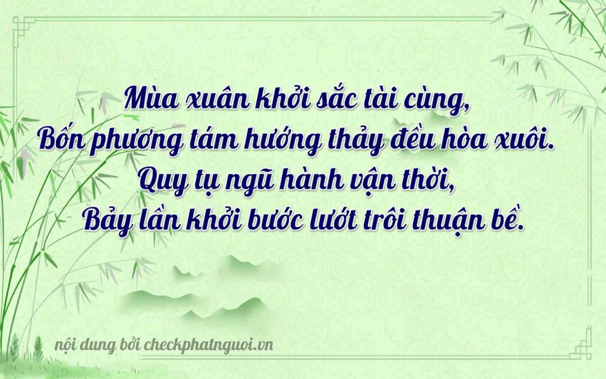 Bài thơ ý nghĩa cho <b>biển số 64AC-04727</b> tại website checkphatnguoi.vn