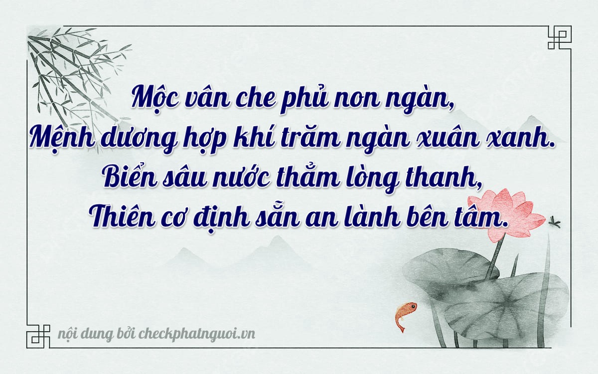 Bài thơ ý nghĩa cho <b>biển số 64C-10429</b> tại website checkphatnguoi.vn